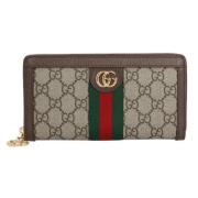 Gucci Canvas handvskor Beige, Dam