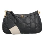 Gucci Laeder crossbodyvskor Black, Dam