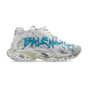 Balenciaga Runner Graffiti Low Top Sneakers White, Dam