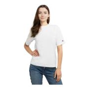 Champion Dam T-shirt Oversized Modell 116692 White, Dam