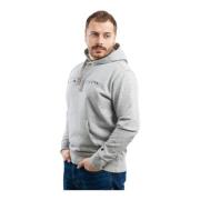 Champion Herrhoodie med broderad logotyp Gray, Herr