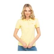 Lacoste Gul Slim Fit Pikétröja Yellow, Dam