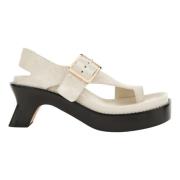 Loewe Låg Klack Sandal Ease Stil Beige, Dam