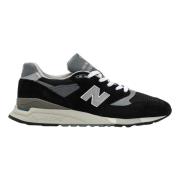 New Balance Låg Sneaker 998 Essentials Black, Herr