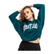 Tommy Hilfiger Lös Grön Sweatshirt Tommy Jeans Kollektion Green, Dam