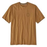 Patagonia Spoke Stencil Responsibili T-shirt Brown, Herr