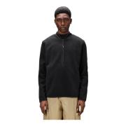 Rains Polar Fleece Sweatshirt Black, Herr