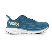 Hoka One One Herr Clifton 9 Blå Sneakers Blue, Herr