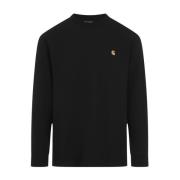 Carhartt Wip Svart Guld Chase T-Shirt Black, Herr