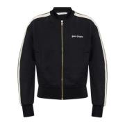 Palm Angels Sweatshirt med logotyp Black, Dam