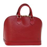 Louis Vuitton Vintage Pre-owned Laeder handvskor Red, Dam