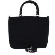 Gucci Vintage Pre-owned Nylon handvskor Black, Dam