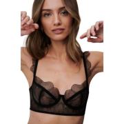 Undress Code Romantisk Bliss Bra med Delikat Broderi Black, Dam