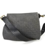 Bottega Veneta Vintage Pre-owned Laeder axelremsvskor Gray, Dam