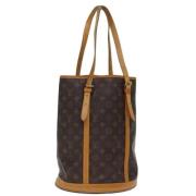 Louis Vuitton Vintage Pre-owned Canvas axelremsvskor Brown, Dam