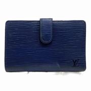 Louis Vuitton Vintage Pre-owned Laeder plnbcker Blue, Dam