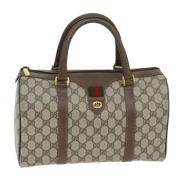 Gucci Vintage Pre-owned Laeder resvskor Beige, Dam