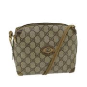 Gucci Vintage Pre-owned Canvas gucci-vskor Beige, Dam