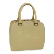 Louis Vuitton Vintage Pre-owned Laeder handvskor Beige, Dam