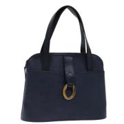 Dior Vintage Pre-owned Canvas handvskor Blue, Dam