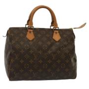 Louis Vuitton Vintage Pre-owned Canvas handvskor Brown, Dam