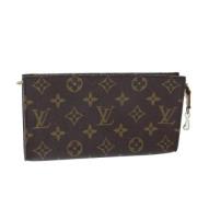 Louis Vuitton Vintage Pre-owned Canvas kuvertvskor Brown, Dam