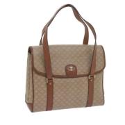 Celine Vintage Pre-owned Canvas celine-vskor Beige, Dam