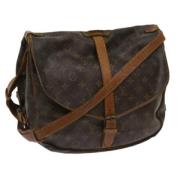 Louis Vuitton Vintage Pre-owned Canvas louis-vuitton-vskor Brown, Dam