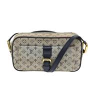 Louis Vuitton Vintage Pre-owned Canvas axelremsvskor Blue, Dam