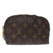 Louis Vuitton Vintage Pre-owned Canvas necessrer Brown, Dam