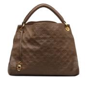 Louis Vuitton Vintage Pre-owned Laeder handvskor Brown, Dam