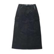 Gramicci Midi Skirts Black, Dam