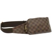 Louis Vuitton Vintage Pre-owned Canvas axelremsvskor Brown, Dam