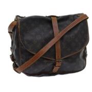 Louis Vuitton Vintage Pre-owned Canvas louis-vuitton-vskor Brown, Dam