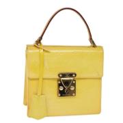 Louis Vuitton Vintage Pre-owned Laeder handvskor Yellow, Dam