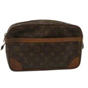 Louis Vuitton Vintage Pre-owned Canvas kuvertvskor Brown, Dam