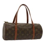 Louis Vuitton Vintage Pre-owned Canvas handvskor Brown, Dam