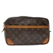 Louis Vuitton Vintage Pre-owned Canvas kuvertvskor Brown, Dam