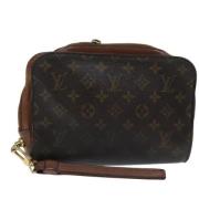 Louis Vuitton Vintage Pre-owned Canvas kuvertvskor Brown, Dam