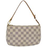 Louis Vuitton Vintage Pre-owned Canvas kuvertvskor White, Dam