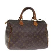 Louis Vuitton Vintage Pre-owned Canvas handvskor Brown, Dam