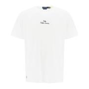 Polo Ralph Lauren Signatur Broderad T-shirt White, Herr