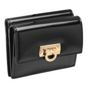 Salvatore Ferragamo Continental Wanda Plånbok Black, Dam