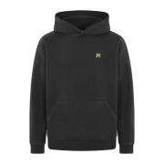 Palm Angels Bakre Dimmig Hoodie Black, Herr