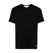 Comme des Garçons Svart Tee Klassisk Stil Black, Herr