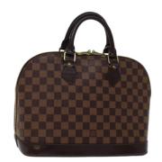 Louis Vuitton Vintage Pre-owned Canvas handvskor Brown, Dam