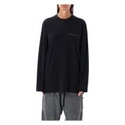 Y-3 Reflekterande Logotyp Svart T-shirt Black, Herr