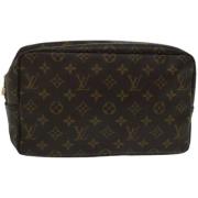 Louis Vuitton Vintage Pre-owned Canvas kuvertvskor Brown, Dam