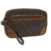 Louis Vuitton Vintage Pre-owned Canvas kuvertvskor Brown, Dam