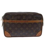 Louis Vuitton Vintage Pre-owned Canvas kuvertvskor Brown, Dam